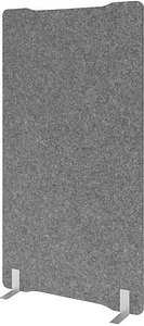 Thumbnail - HAMMERBACHER Akustik-Trennwand, grau 100,0 x 180,0 cm, 1 St.