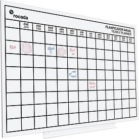 rocada Whiteboard Skin 75,0 x 115,0 cm weiß Stahl