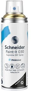 Schneider Paint-It 030 Supreme DIY Acrylspray Sprühfarbe gold metallic