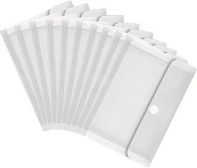 10 FolderSys Dokumententaschen DIN A4 transparent glatt 0,20 mm