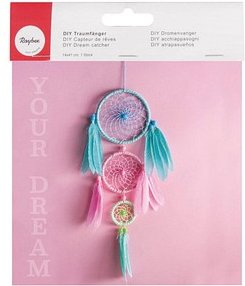 Thumbnail - Rayher Bastelset Traumfänger pastell hellblau/rosa/mint