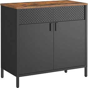 SONGMICS Aktenschrank, LSC102B01V1 schwarz 80,0 x 40,0 x 76,0 cm, 1 St.