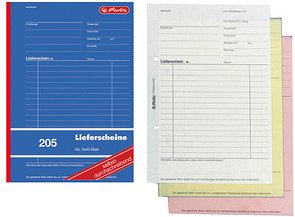 herlitz Lieferschein mit Empfangsschein Formularbuch 205, 1 St.