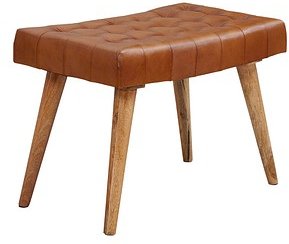 Thumbnail - WOHNLING Hocker WL6.012 braun Leder