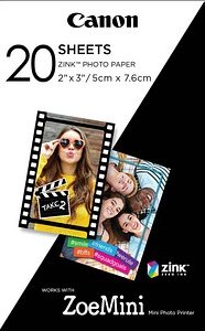 Thumbnail - Canon ZP-2030 ZINK™ weiß Fotopapier, 20 Blatt
