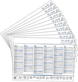 10 Tafelkalender Tischkalender ca. A4 2026