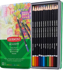 Thumbnail - DERWENT Academy Colour Buntstifte farbsortiert, 12 St.