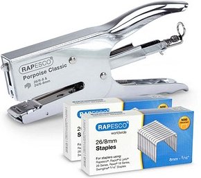 RAPESCO® Heftzange Porpoise Classic silber, 1 St.