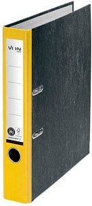 Thumbnail - VON LEITZ Ordner gelb mamoriert Karton 5,0 cm DIN A4, 1 St.