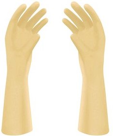 Meditrade® unisex OP-Handschuhe Gentle Skin® Isopretex® beige Größe 8, 50 Paar