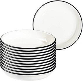 ID Fine Teller Modest Black Lona weiß 15,0 cm, 12 St.