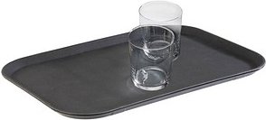 Thumbnail - APS Tablett Noslide schwarz rechteckig 53,0 x 36,5 cm