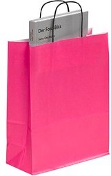 VP Papier-Tragetaschen Toptwist purple 24,0 x 31,0 cm, 50 St.