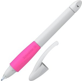 Schneider Base Ball Tintenroller hellgrau-pink 0,6 mm, Schreibfarbe: blau, 1 St.