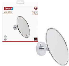 tesa Kosmetikspiegel beleuchtet VISIOON silber