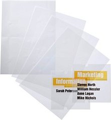 Thumbnail - DURABLE Einsteckfolien für Türschilder CRYSTAL SIGN REFILL 14,8 x 10,5 cm, 10 St.