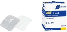 Thumbnail - Meditrade® Vlies-Kompressen ABE® drainal mit Y-Schnitt 4118 weiß, 50 St.