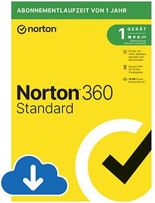 Thumbnail - Norton 360 Standard Sicherheitssoftware Vollversion (Download-Link)