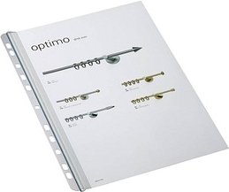 DURABLE Klemmschienen mit Abheftleiste transparent DIN A4 60 Blatt, 50 St.