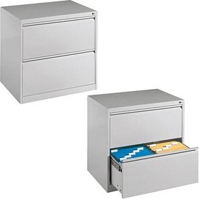 CP C 2000 Acurado Hängeregistraturschrank lichtgrau 2 Schubladen 78,7 x 59,0 x 73,3 cm