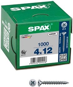 SPAX® Universalschrauben Z2 Senkkopf WIROX 1081010400125 4 mm x 12 mm, 1.000 St.