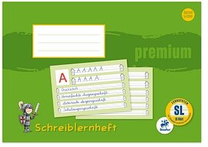 Thumbnail - Staufen® Schreiblernheft Premium Lineatur SL liniert DIN A4 quer ohne Rand, 16 Blatt, 1 St.