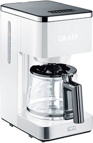 GRAEF FK401 Kaffeemaschine weiß, 10 -15 Tassen