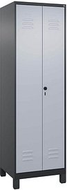 CP Spind Classic Plus schwarzgrau, weißaluminium 080610-20 S10074, 1 Schließfach 60,0 x 50,0 x 195,0 cm
