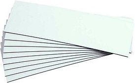 300 EICHNER Magnetschilder weiß 2,0 x 6,0 cm