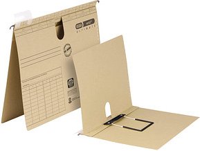 25 ELBA Hängehefter vertic ULTIMATE Karton naturbraun 1 x kaufmännische BZ-Heftung