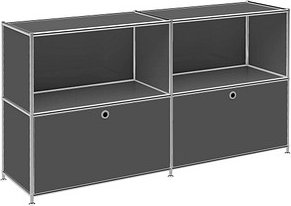 viasit Sideboard System4, 47479 anthrazit 152,9 x 40,4 x 80,7 cm, 1 St.