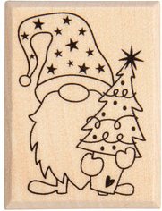 Thumbnail - Rayher Motivstempel Wichtel Theo 3,0 x 4,0 cm