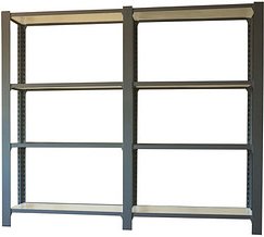 Simonrack Weitspannregal OFFICLICK 8425437109096 anthrazit, weiß 180,0 x 30,0 x 150,0 cm