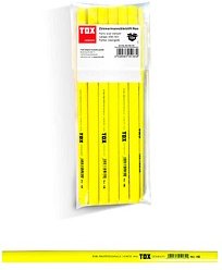 TOX Zimmermannsbleistift HB neongelb, 12 St.