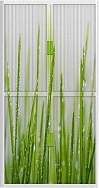 PAPERFLOW easyOffice Rollladenschrank Gras ohne Fachböden 110,0 x 41,5 x 204,0 cm