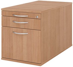 HAMMERBACHER TC20 Rollcontainer nussbaum 3 Auszüge 42,8 x 80,0 x 51,2 cm