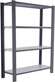 Simonrack Schwerlastregal OFFICCLICK 4 8435104916421 grau, weiß 90,0 x 30,0 x 150,0 cm