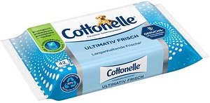 Cottonelle Feuchtes Toilettenpapier Ultimativ Frisch 1-lagig, 42 Tücher