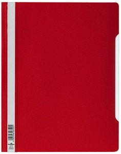 Thumbnail - 50 DURABLE Schnellhefter Kunststoff rot DIN A4 überbreit
