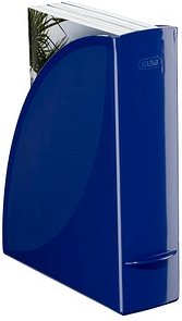 4 ELBA Stehsammler wave 400091710 blau Kunststoff, DIN A4