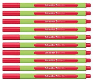 Schneider Line-Up Fineliner rot 0,4 mm, 10 St.