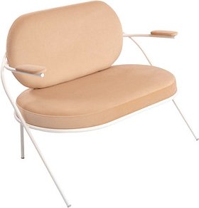 Thumbnail - meet powered by PAPERFLOW 2-Sitzer Sofa SATURNE elfenbein weiß Stoff