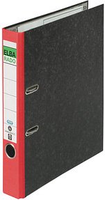 ELBA rado Wolkenmarmor Ordner rot marmoriert Karton 5,0 cm DIN A4, 1 St.