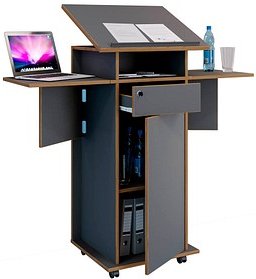 Thumbnail - VCM my office Stehpult anthrazit