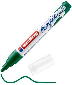 Thumbnail - edding 5100 Acrylstift grün 2,0 - 3,0 mm, 1 St.