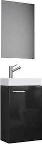 Thumbnail - VCM my bath Badmöbel-Set Slito 914134 schwarz 41,0 x 22,0 x 130,0 cm