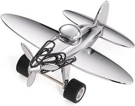 Thumbnail - TROIKA® Büroklammerspender STOP-OVER silber