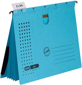 Thumbnail - ELBA Personalhefter chic ULTIMATE Karton blau 5 x kaufmännische Heftung, 5 St.