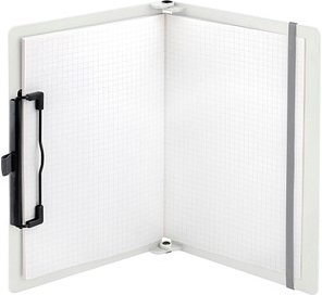 sax design Klemmbrett 2-750-10 DIN A5 auf DIN A4 kokos Kunststoff, 1 St.