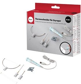 Rayher Styroporschneider weiß 3 in 1, 1 Set